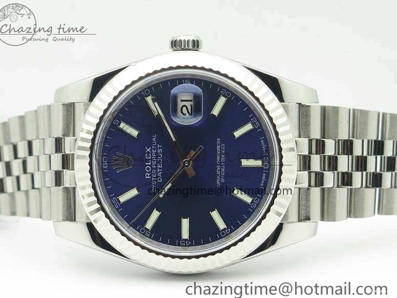 Stick Blue On Best 1:1 126334 REF SS DateJust Version Bracelet Markers New Jubilee A3235 Dial Edition 0301